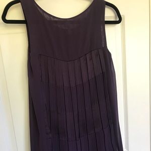 Purple sleeveless dress